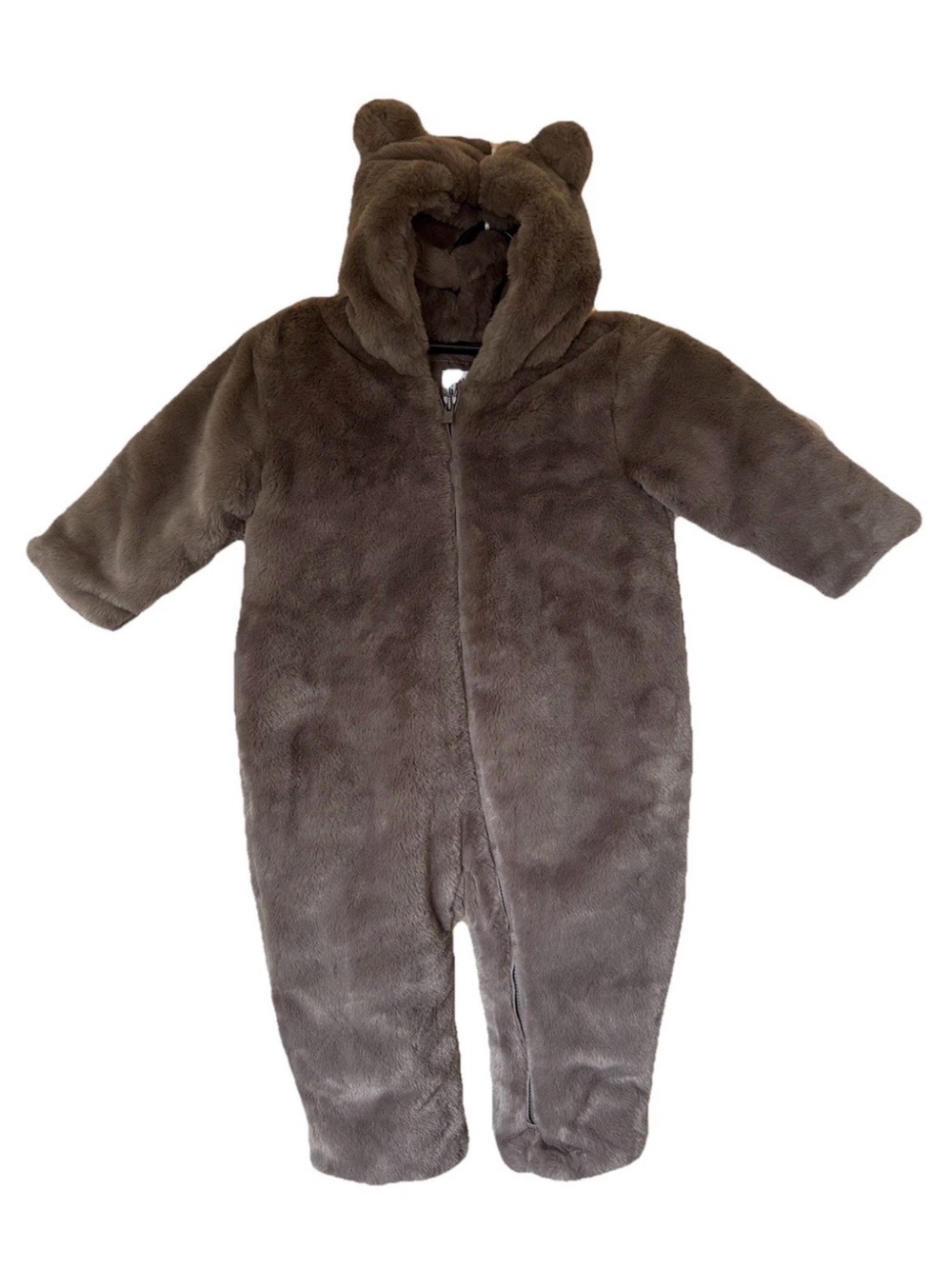 Gap Baby Toddler Faux Fur Bear Hooded One Piece